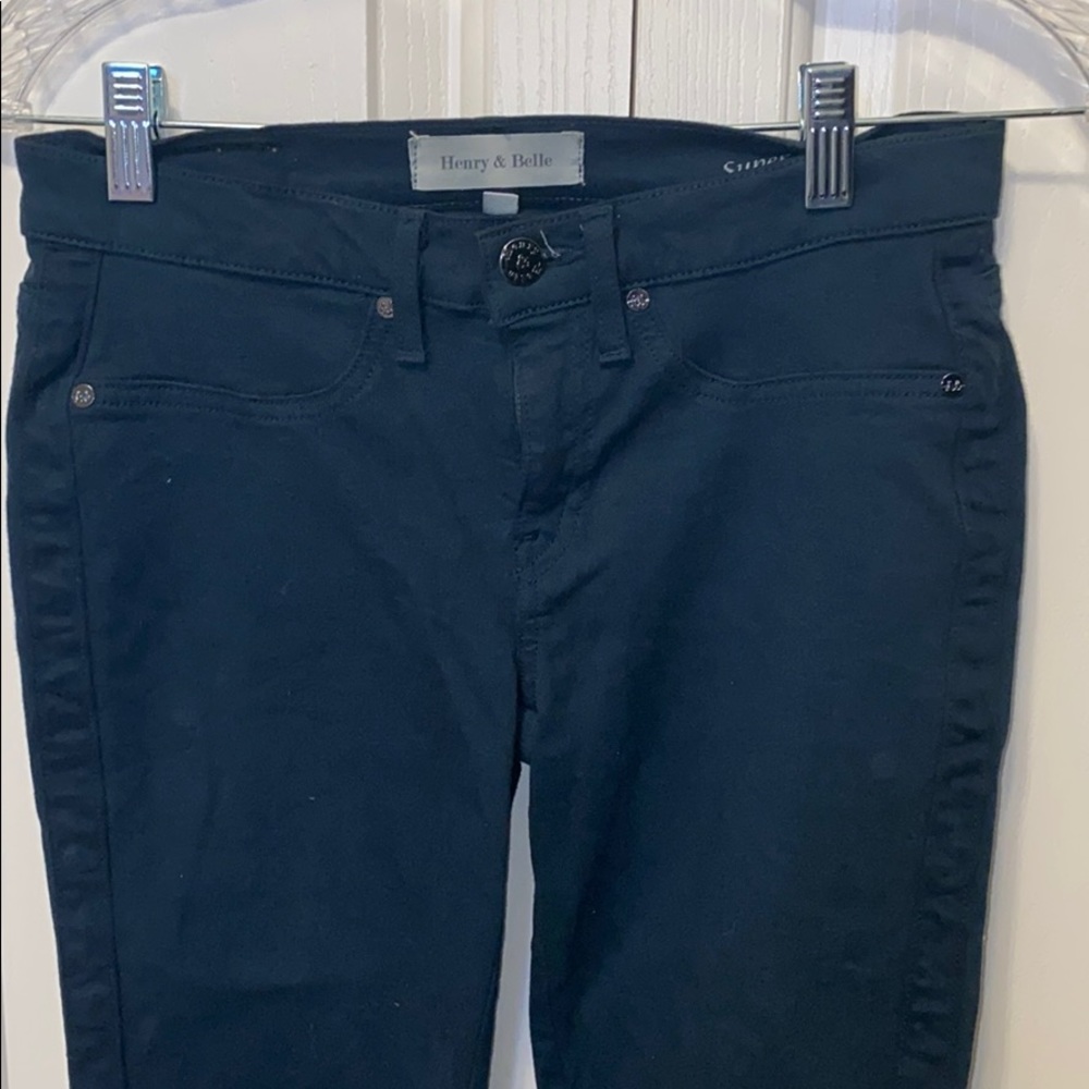 Dark blue pants